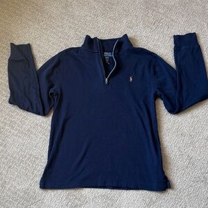 Polo by Ralph Lauren Navy Blue 1/4 Zip Pullover